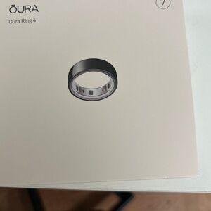 OURA ring - black size 7 new  - sealed box